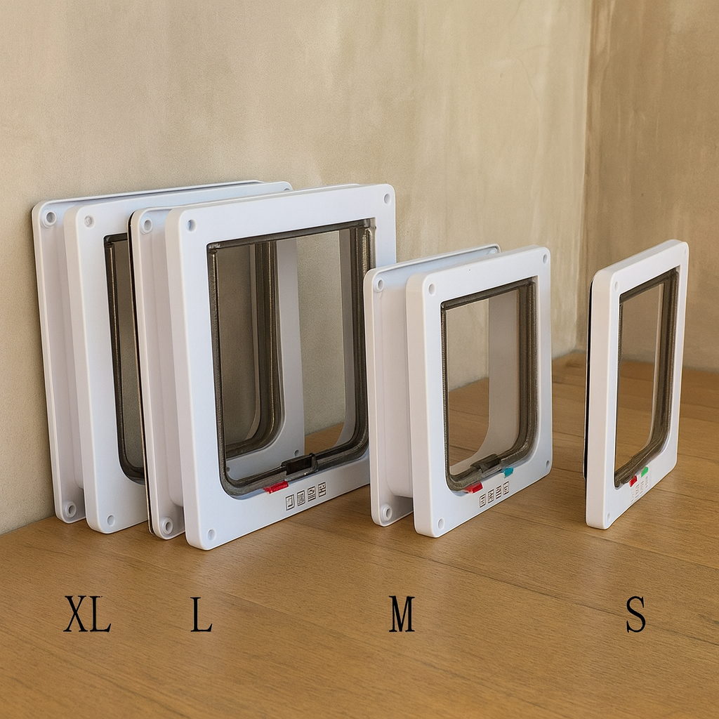 4-Way Locking Pet Door – For Cats & Small Dogs