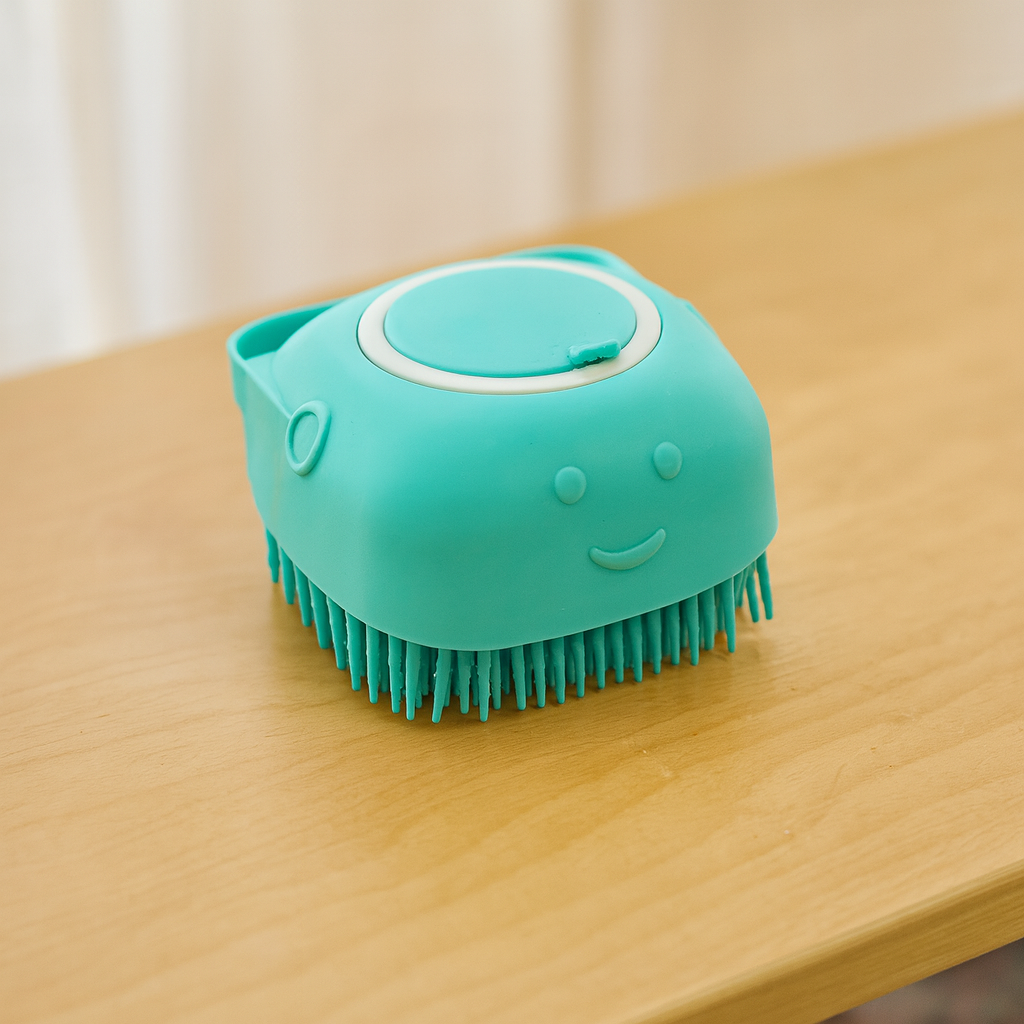 Silicone Bath Brush for Dogs and Cats
