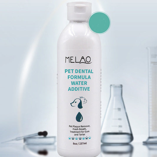 Pet Dental Water Additive – Fresh Breath & Plaque Remover for Dogs & Cats