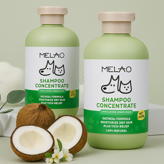 Oatmeal Pet Shampoo – Gentle, Moisturizing & Itch Relief for Dogs & Cats