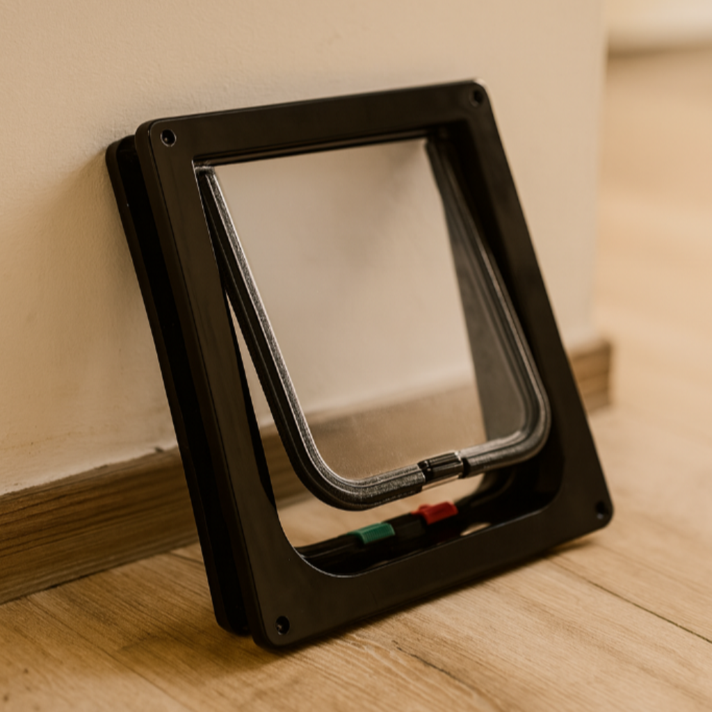 4-Way Locking Pet Door – For Cats & Small Dogs