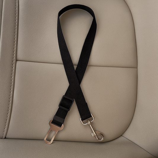 Pet Car Seatbelt – Adjustable Pet Safety Harness Clip