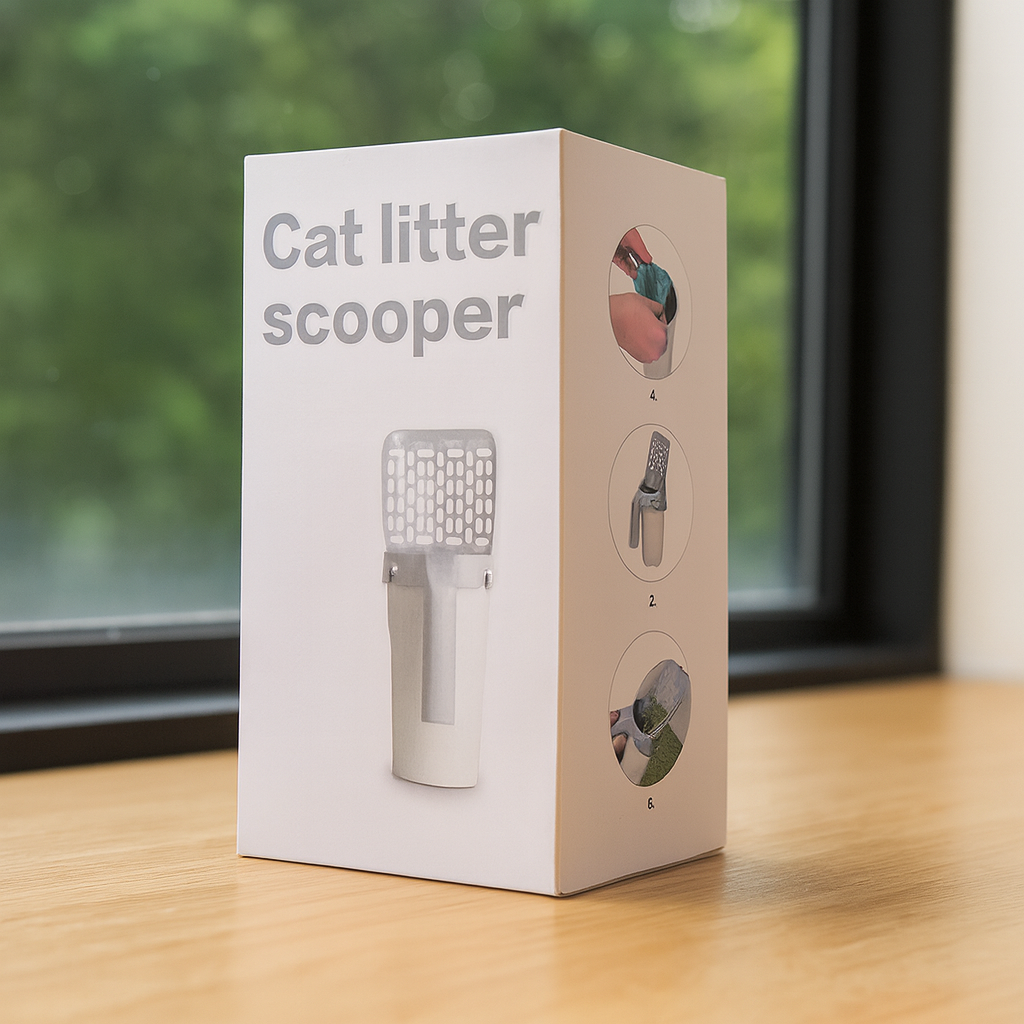 Pelle à litière pour chat – Pelle de nettoyage en plastique durable