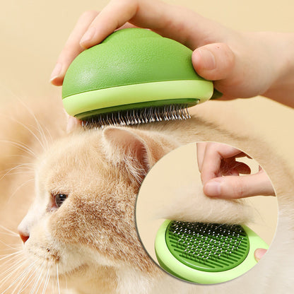 2-in-1 Pet Grooming Brush – Hair Remover & Massage Comb for Cats and Dogs