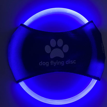 LED Dog Frisbee – Rechargeable Light-Up Flying Disc Toy