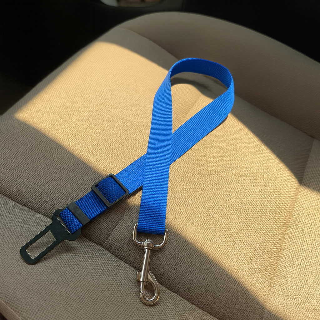 Pet Car Seatbelt – Adjustable Pet Safety Harness Clip