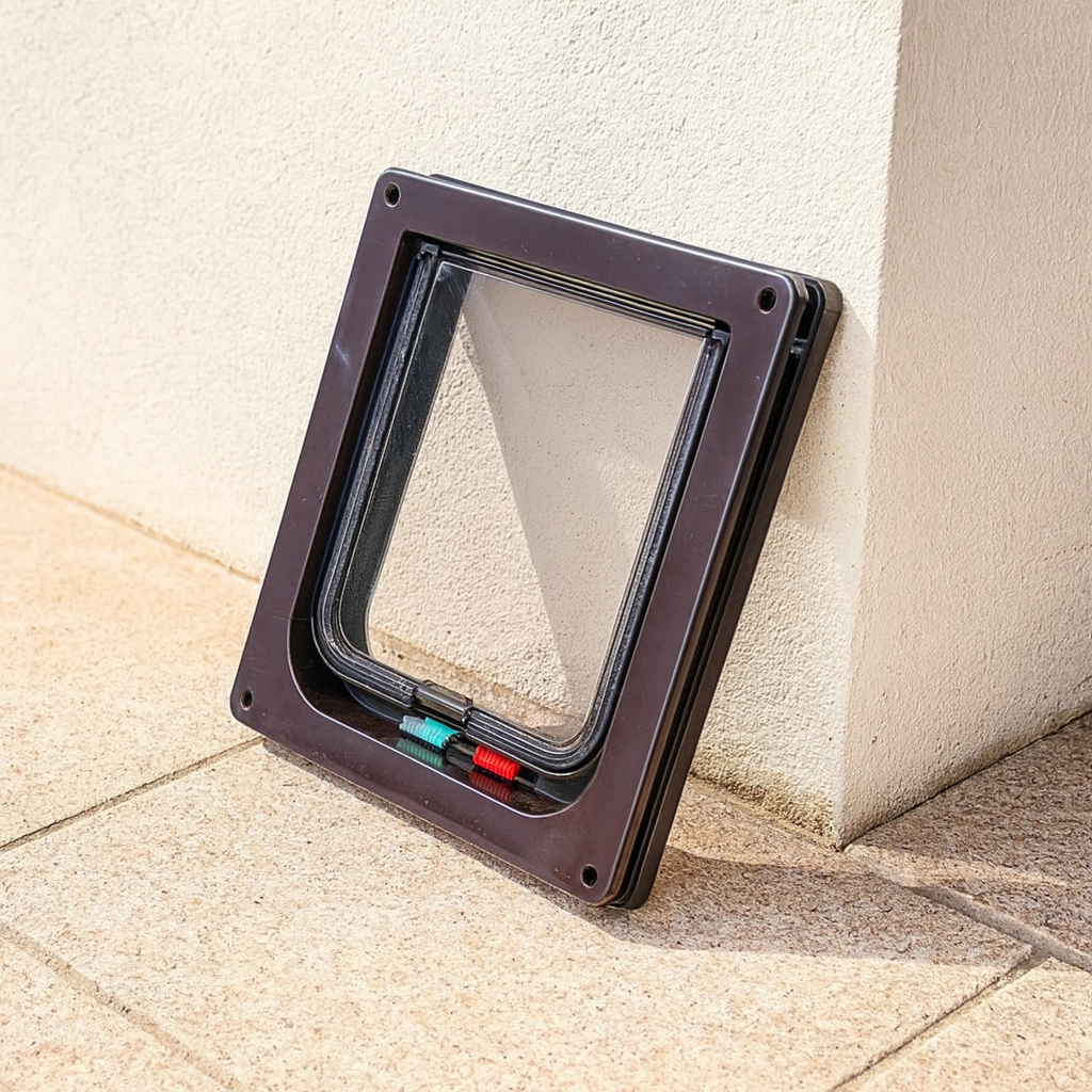 4-Way Locking Pet Door – For Cats & Small Dogs