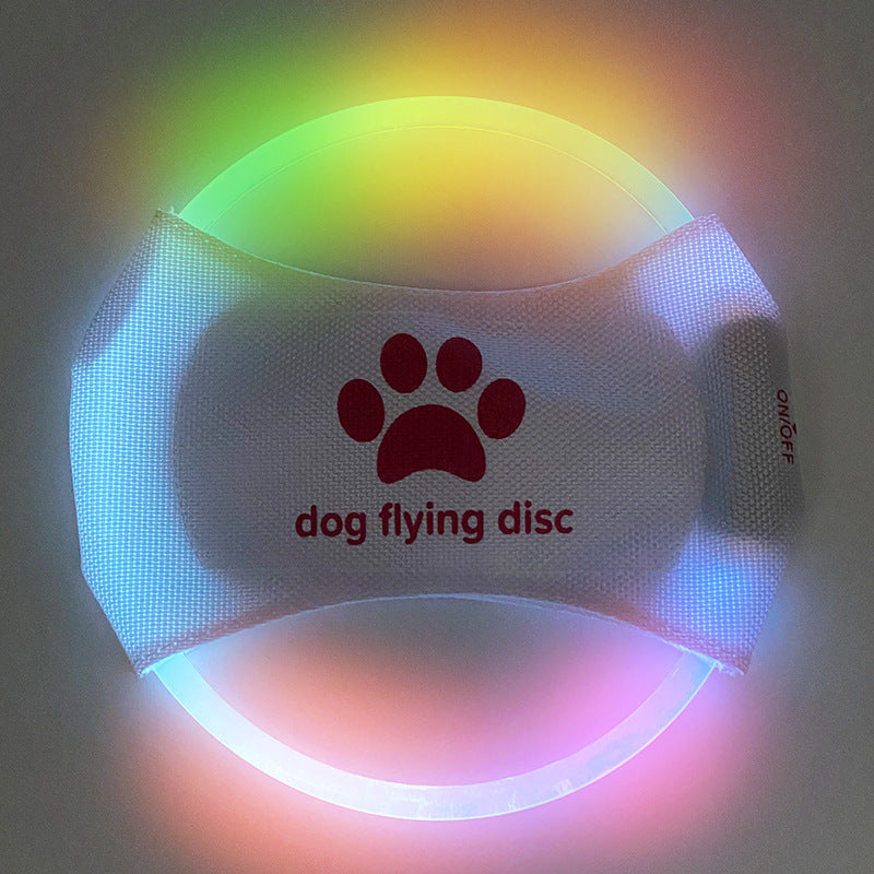 LED Dog Frisbee – Rechargeable Light-Up Flying Disc Toy