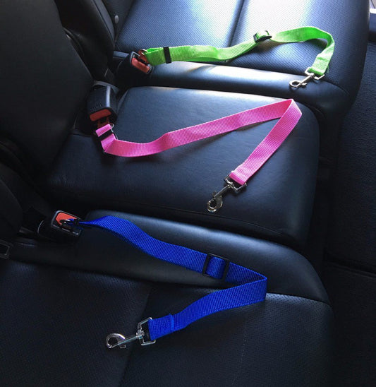 Pet Car Seatbelt – Adjustable Pet Safety Harness Clip