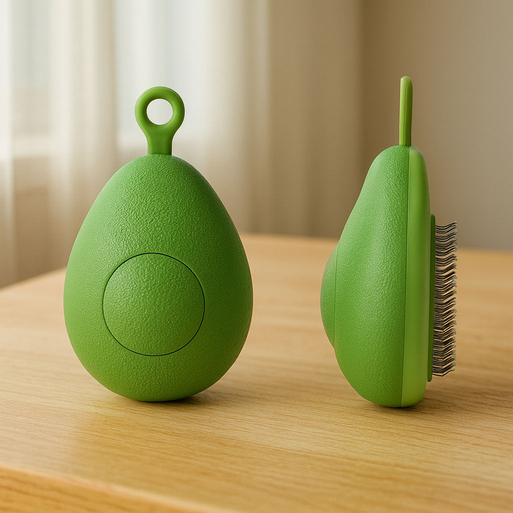 2-in-1 Pet Grooming Brush – Hair Remover & Massage Comb for Cats and Dogs
