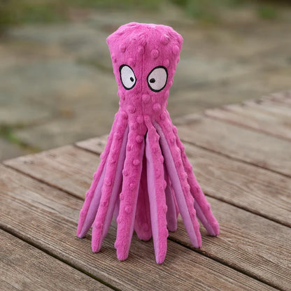 Eco-friendly Octopus Plush Toy for Pets
