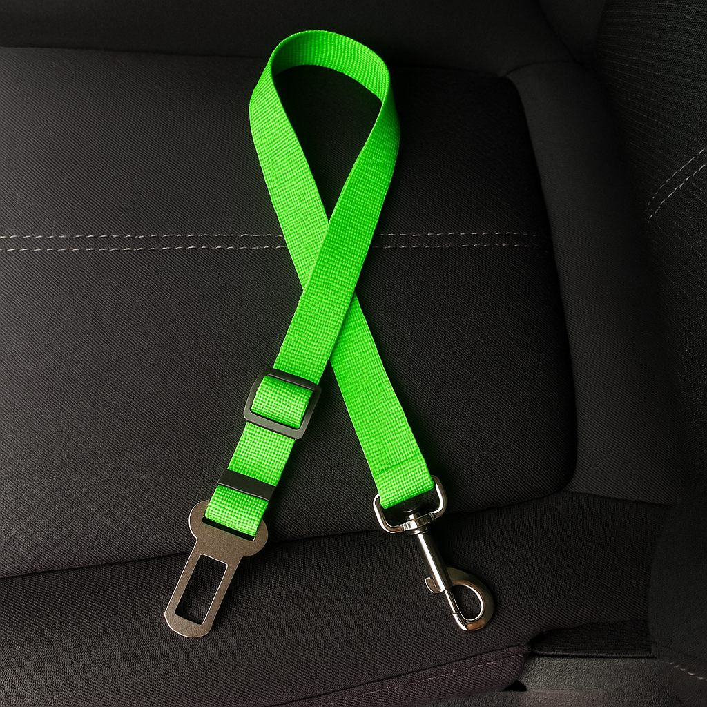 Pet Car Seatbelt – Adjustable Pet Safety Harness Clip