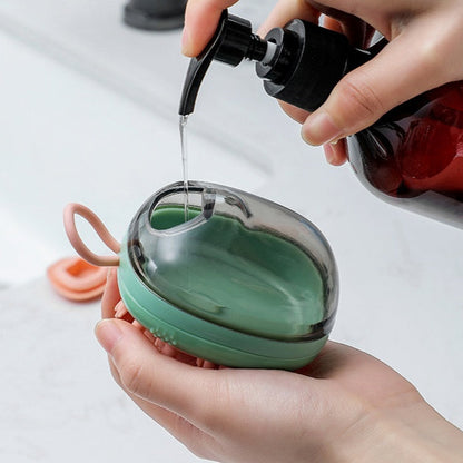 Soap Dispensing Brush for Pet Grooming