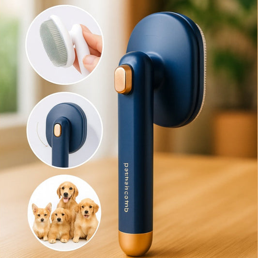 Self-Cleaning Pet Grooming Brush – For Dogs & Cats